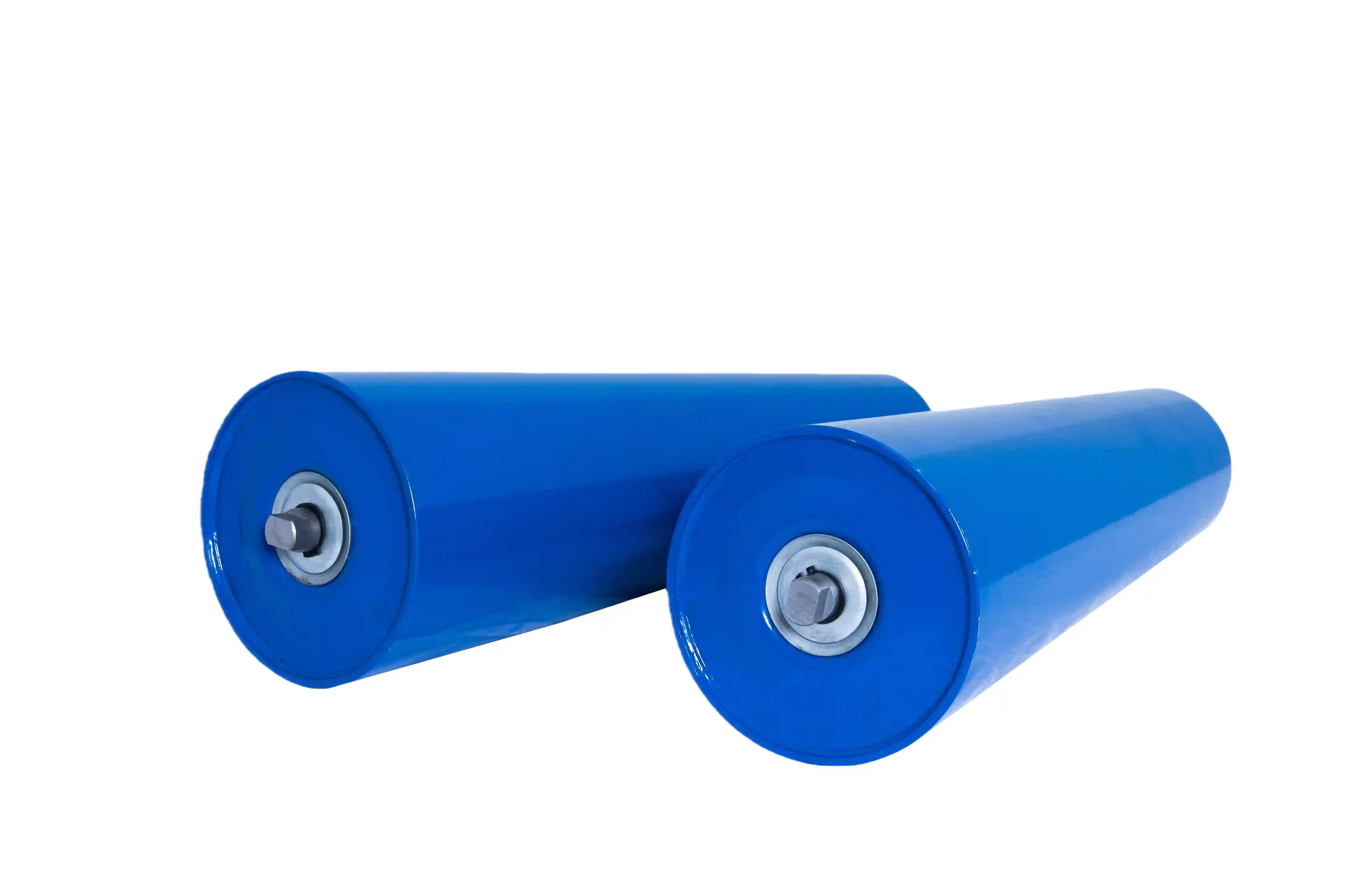 Transportband met spanrollen voor transportsysteem